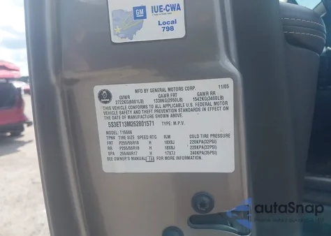 2006 Saab 9-7X 5.3I from USA, damaged, VIN 5S3ET13M262801571